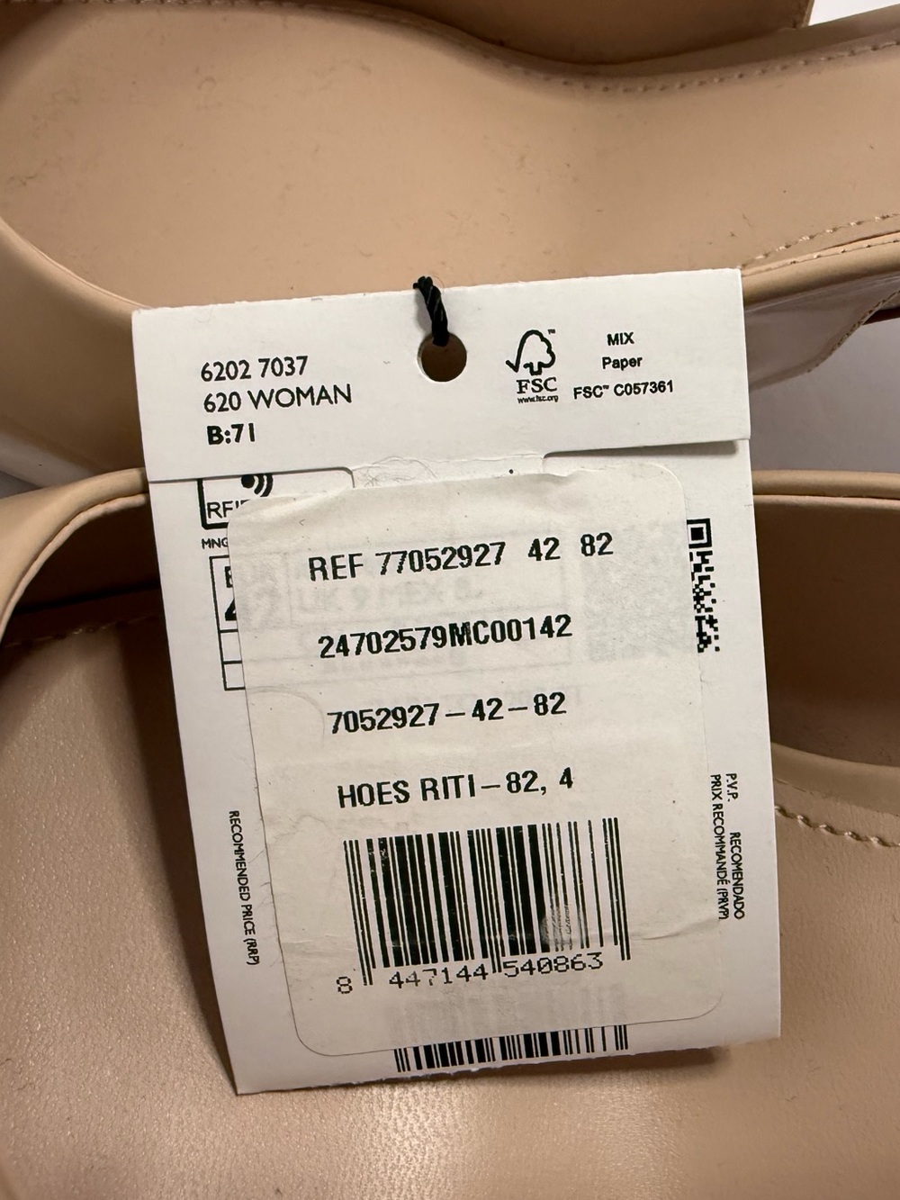 MNG Mango Nude Slingback Heels Size 42 Pointed Toe Kitten Heel Pumps NWT